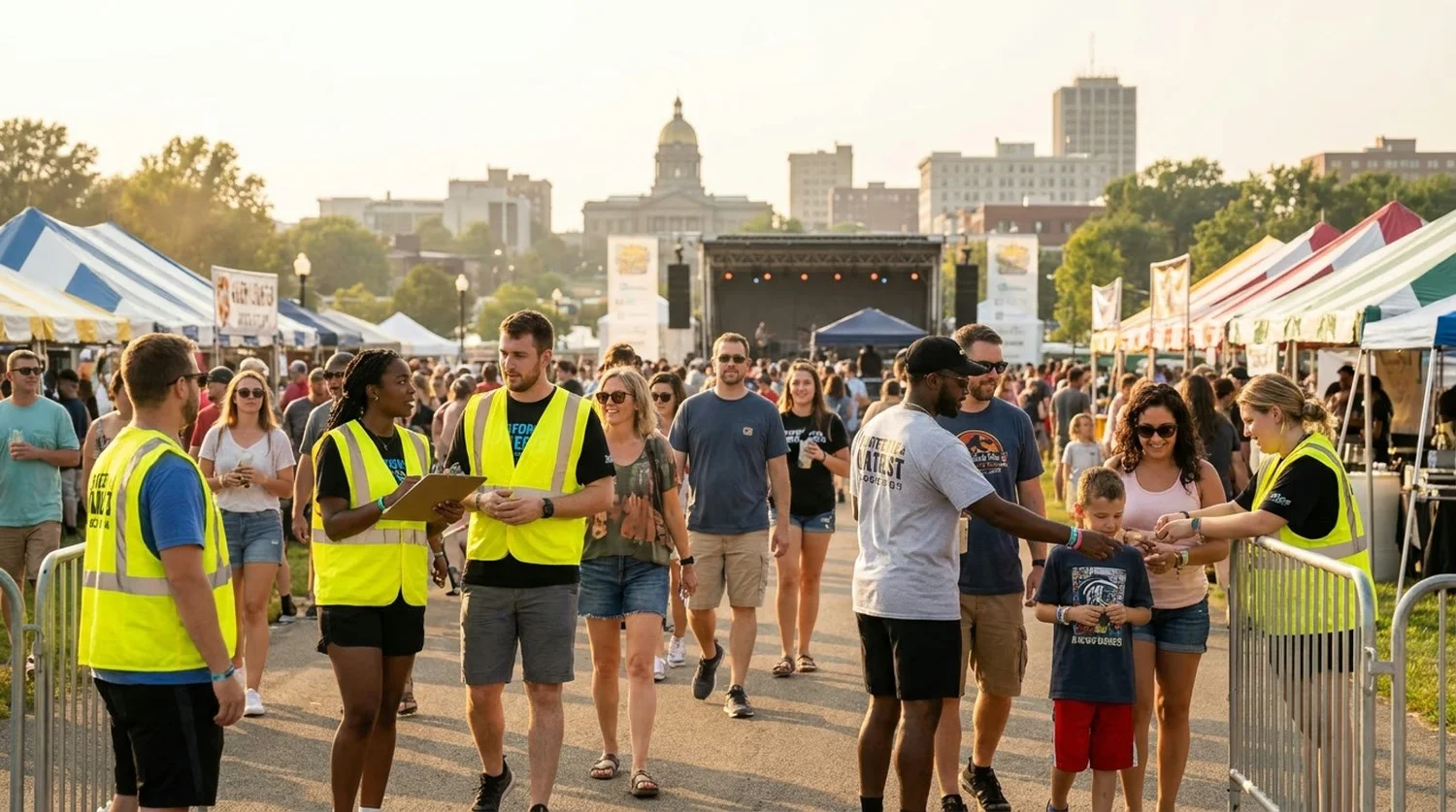 Diverse event types requiring staffing in Canton