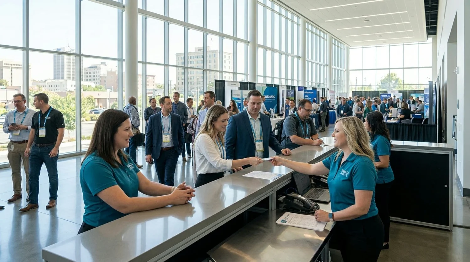 Event staffing and convention setup in Visalia