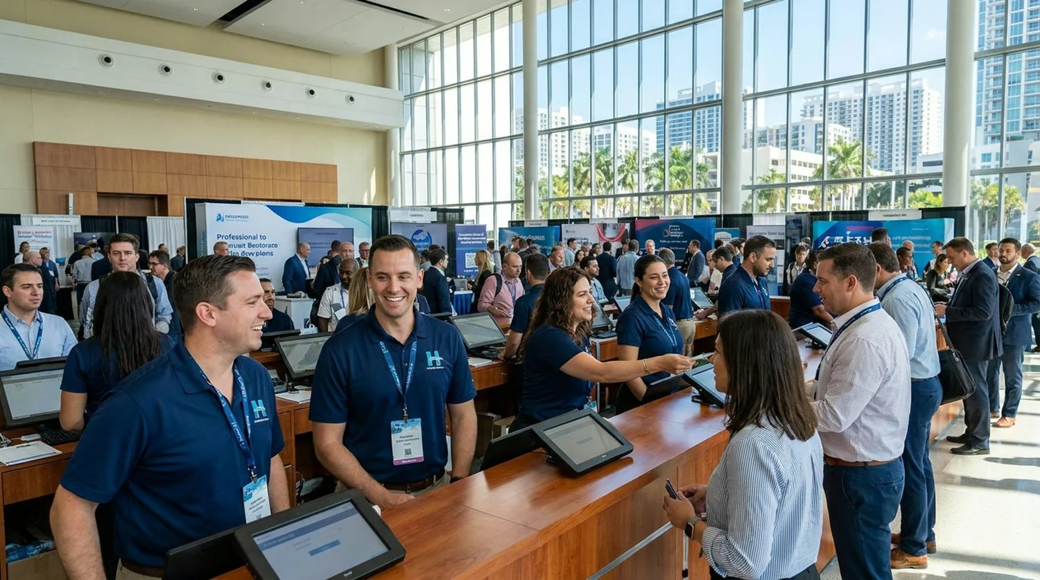 Event staffing and convention setup in Hollywood