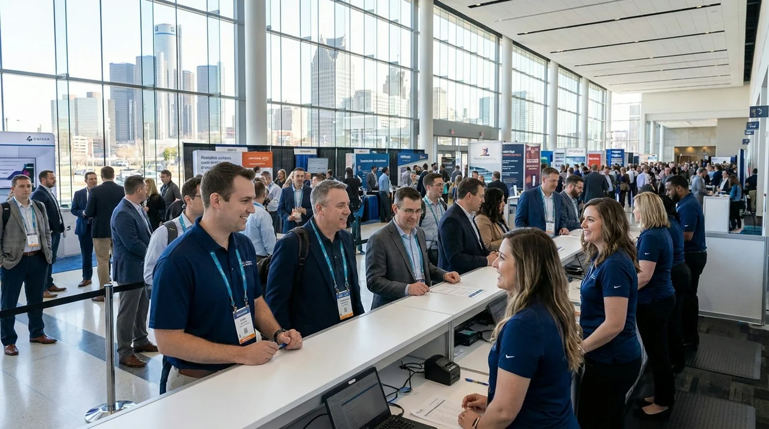 Event staffing and convention setup in Detroit