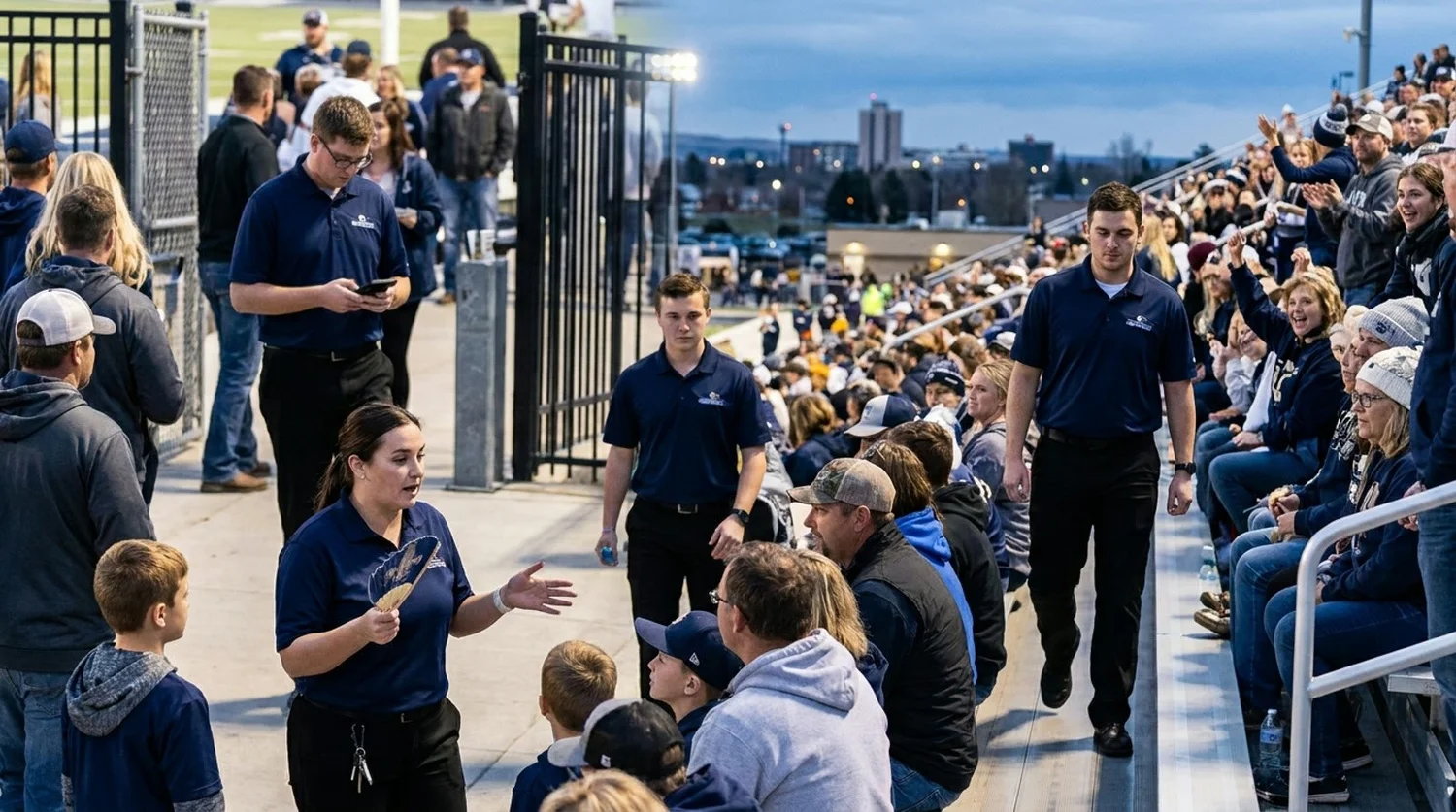 Large event venue requiring professional staffing in Idaho Falls