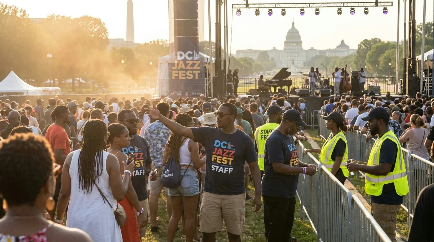 Diverse event types requiring staffing in Washington DC