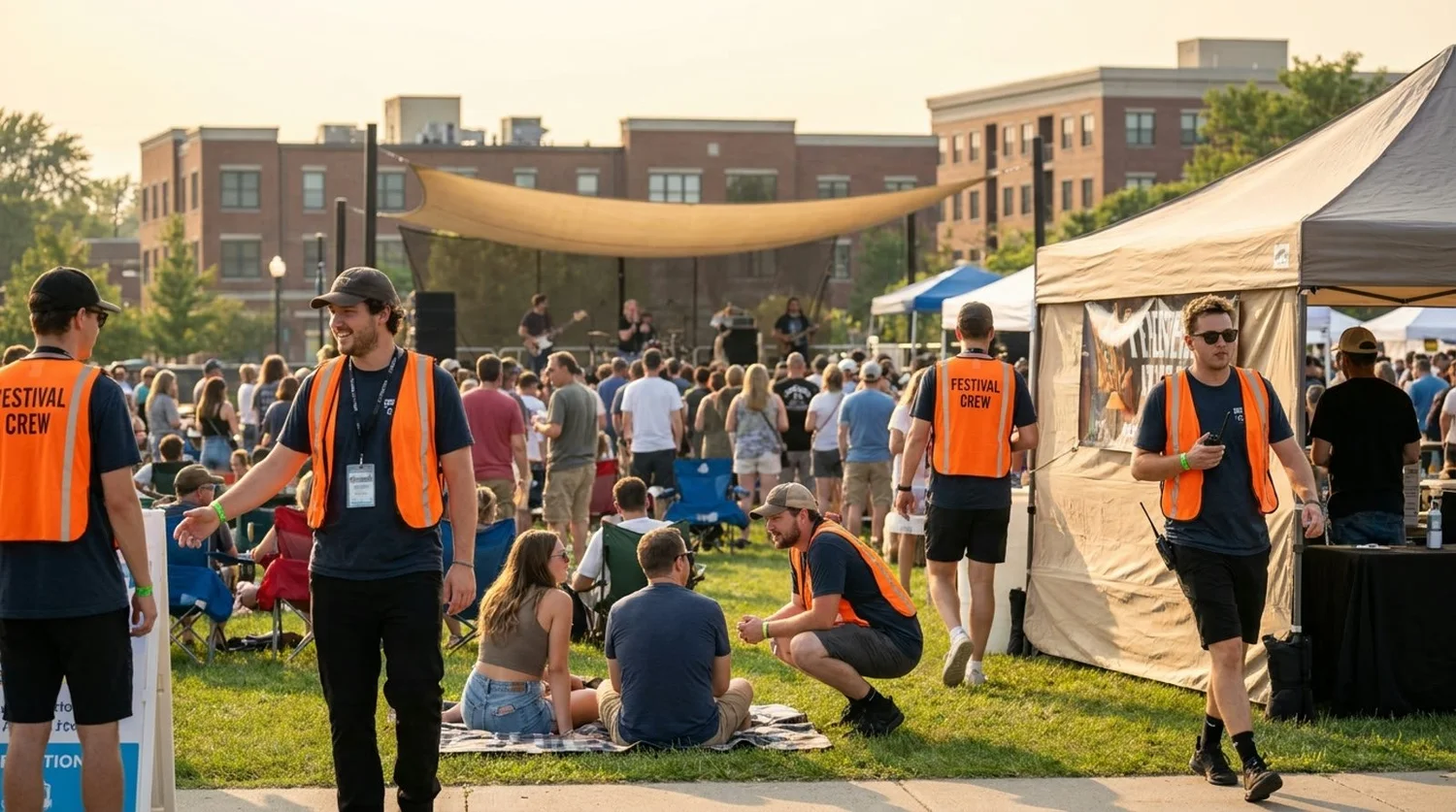 Diverse event types requiring staffing in Sterling Heights