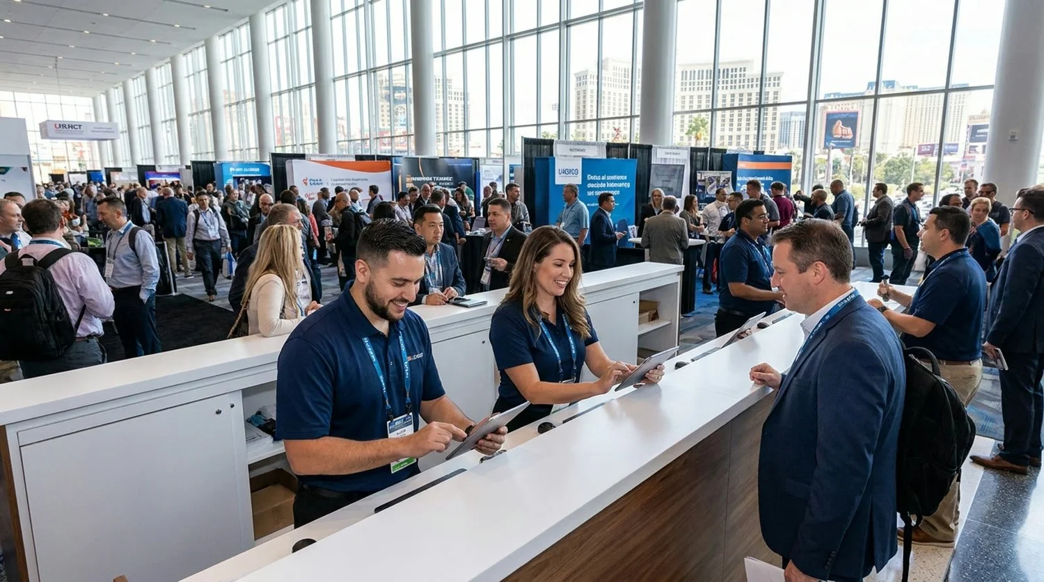 Event staffing and convention setup in Las Vegas
