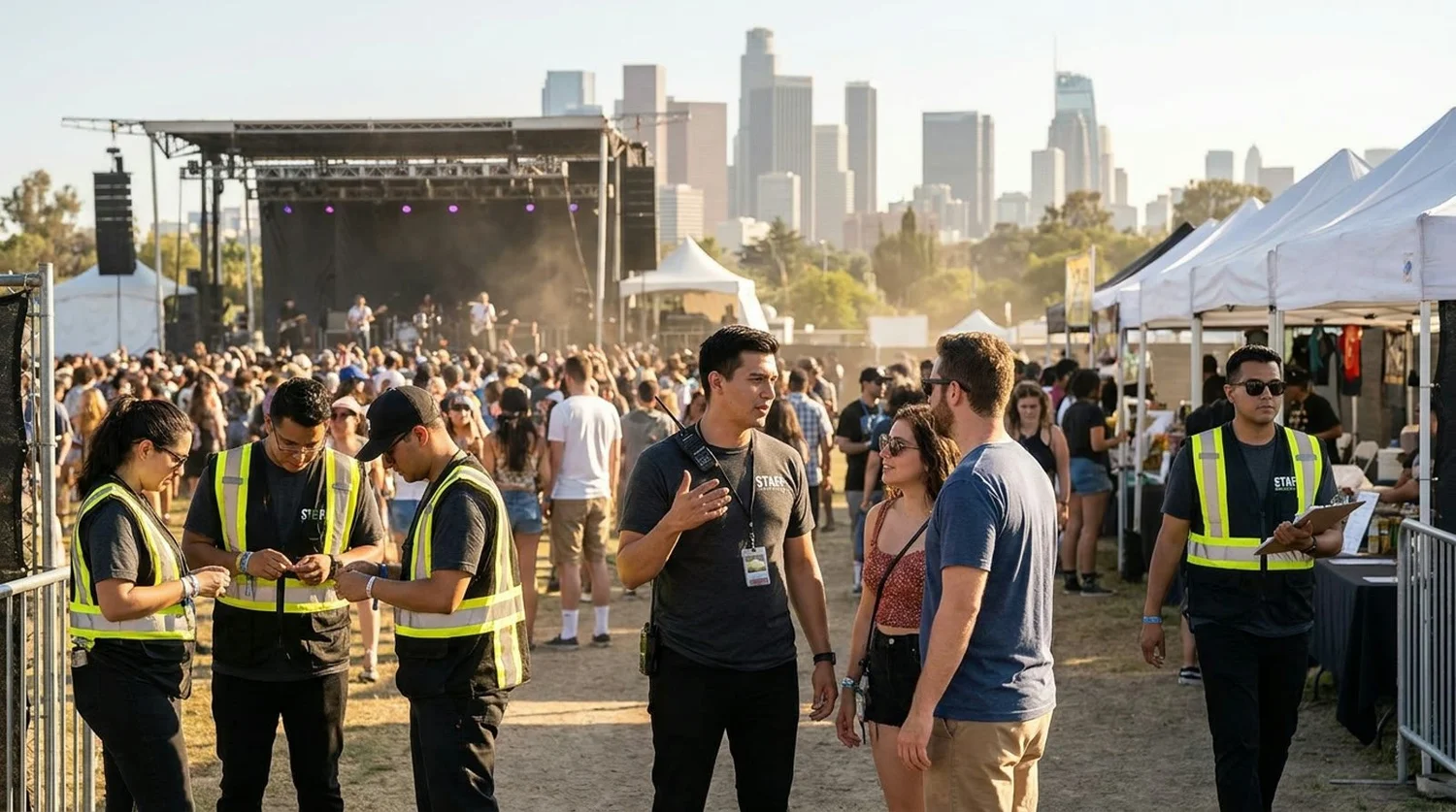 Diverse event types requiring staffing in Visalia