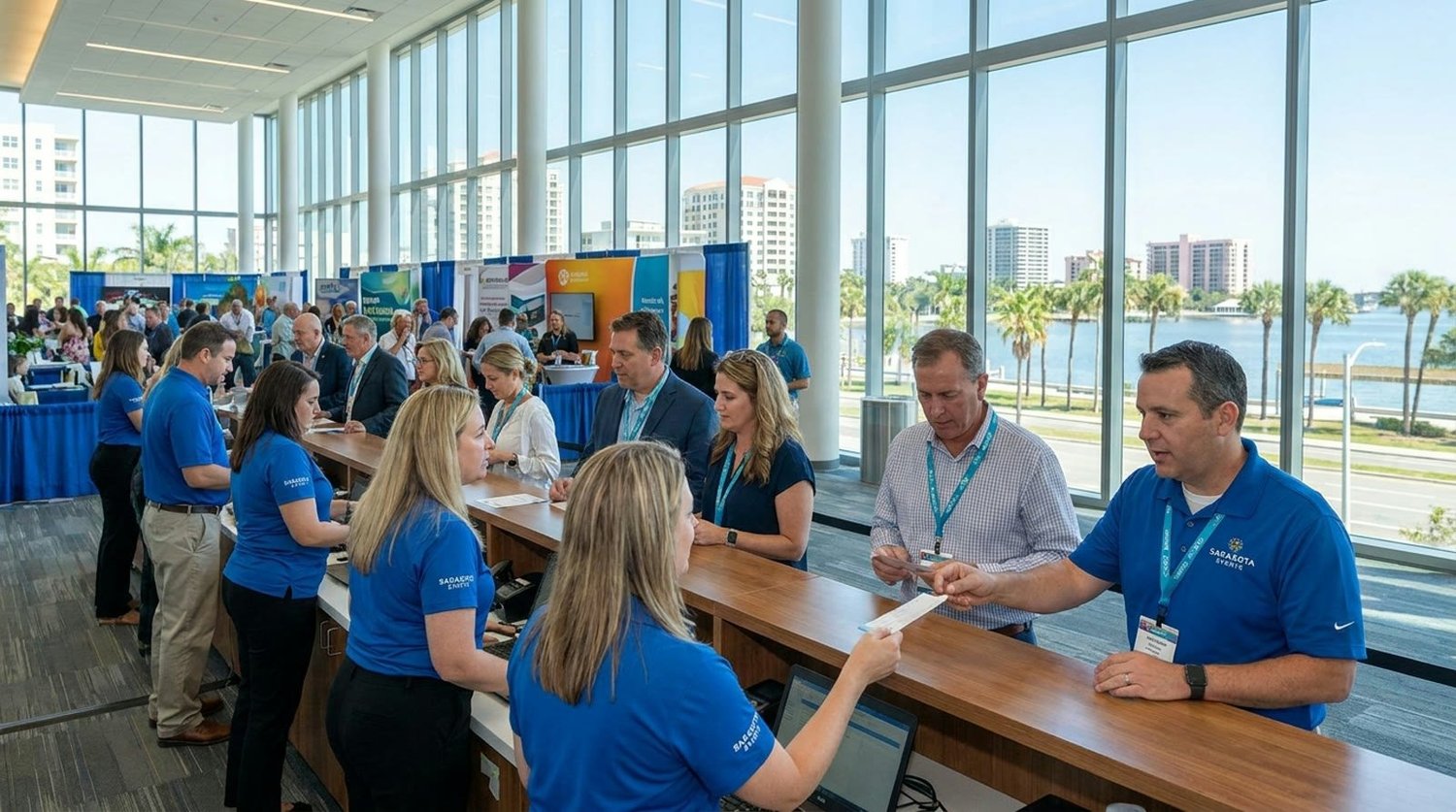 Event staffing and convention setup in Sarasota