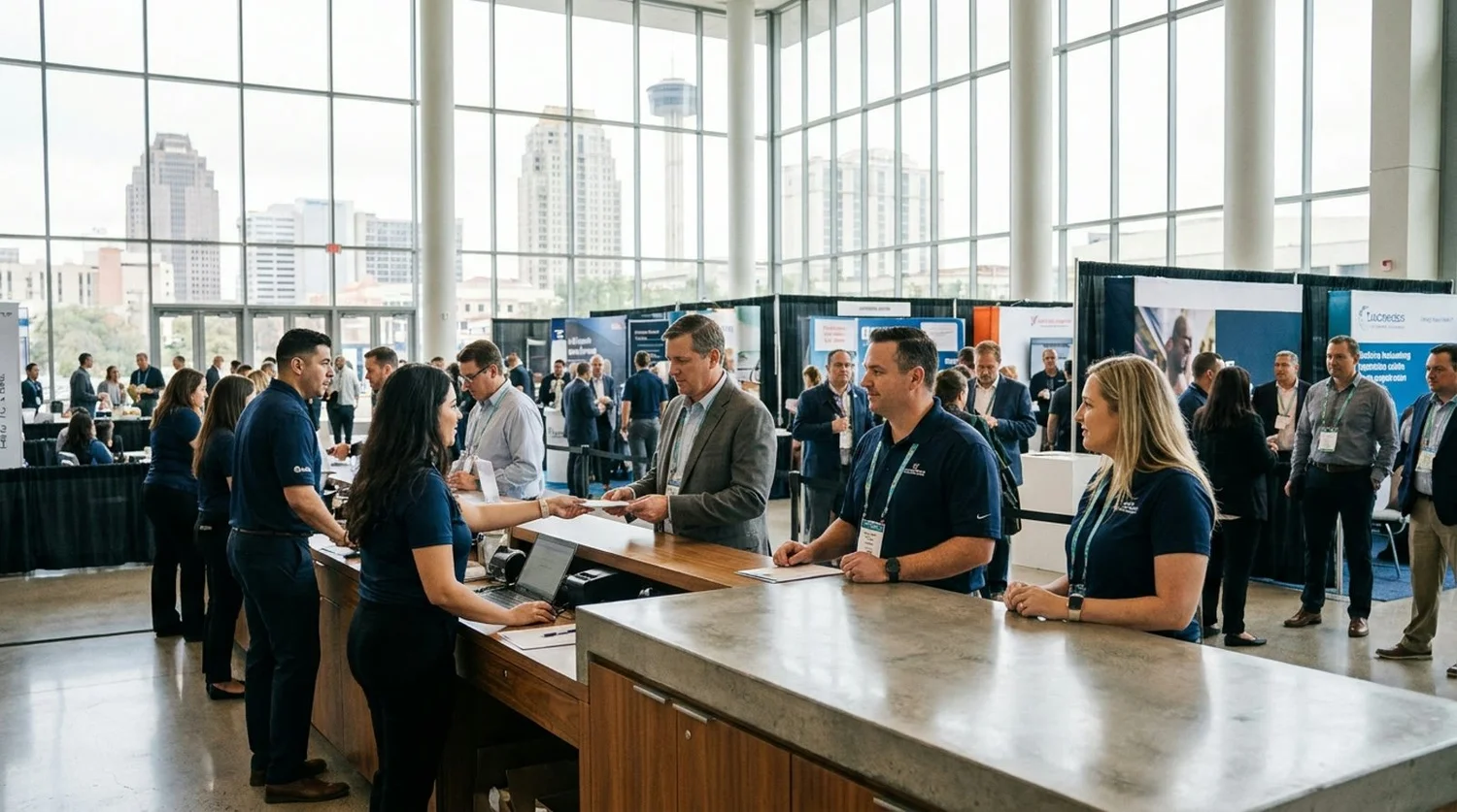 Event staffing and convention setup in San Antonio