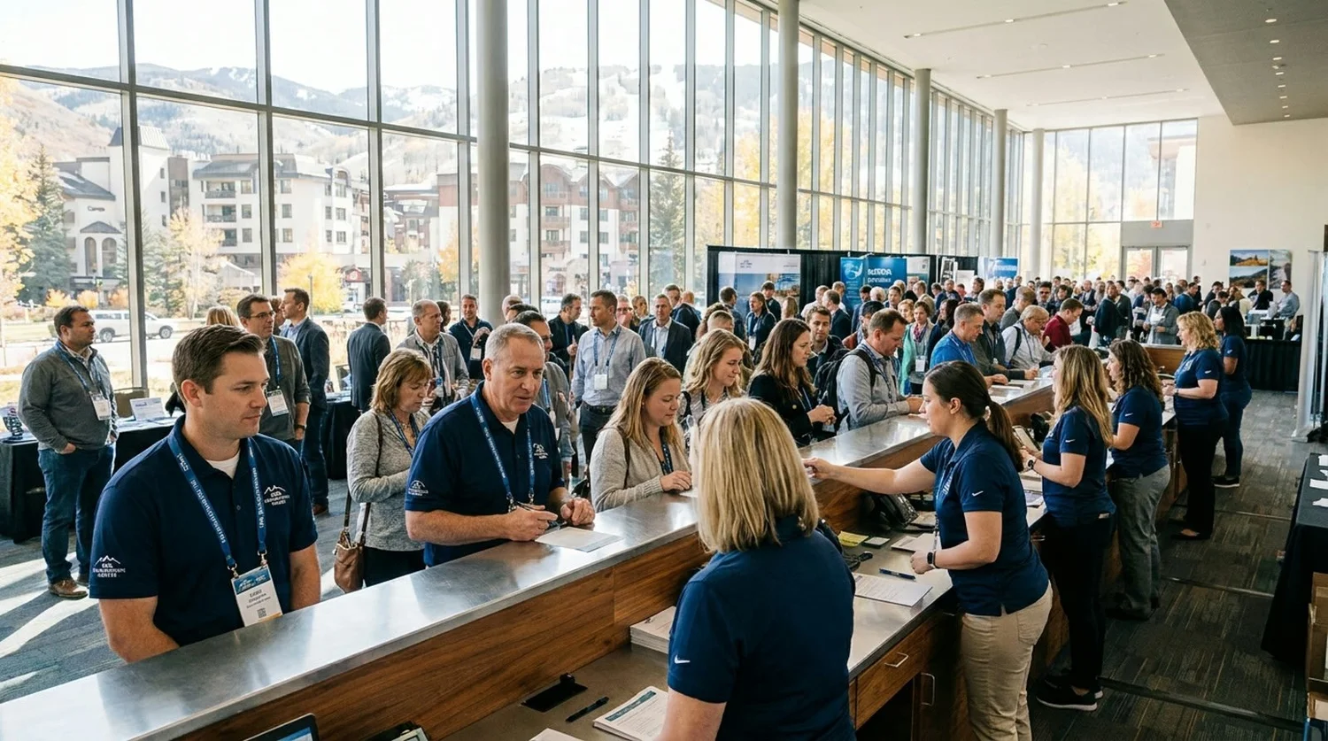 Event staffing and convention setup in Vail