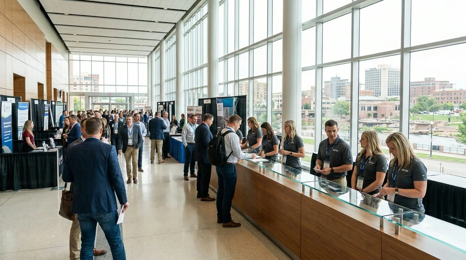 Event staffing and convention setup in Sioux Falls