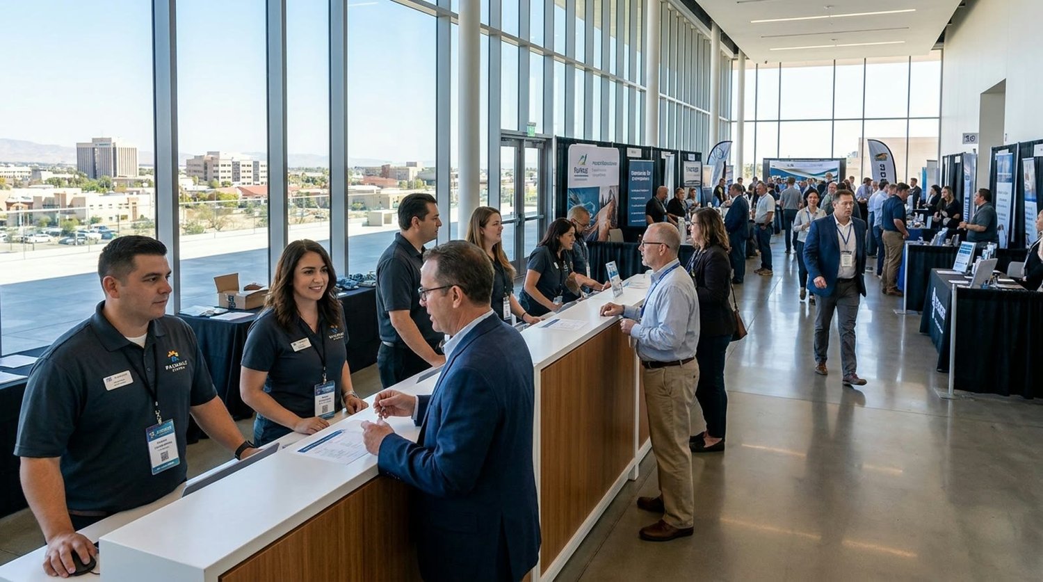 Event staffing and convention setup in Palmdale