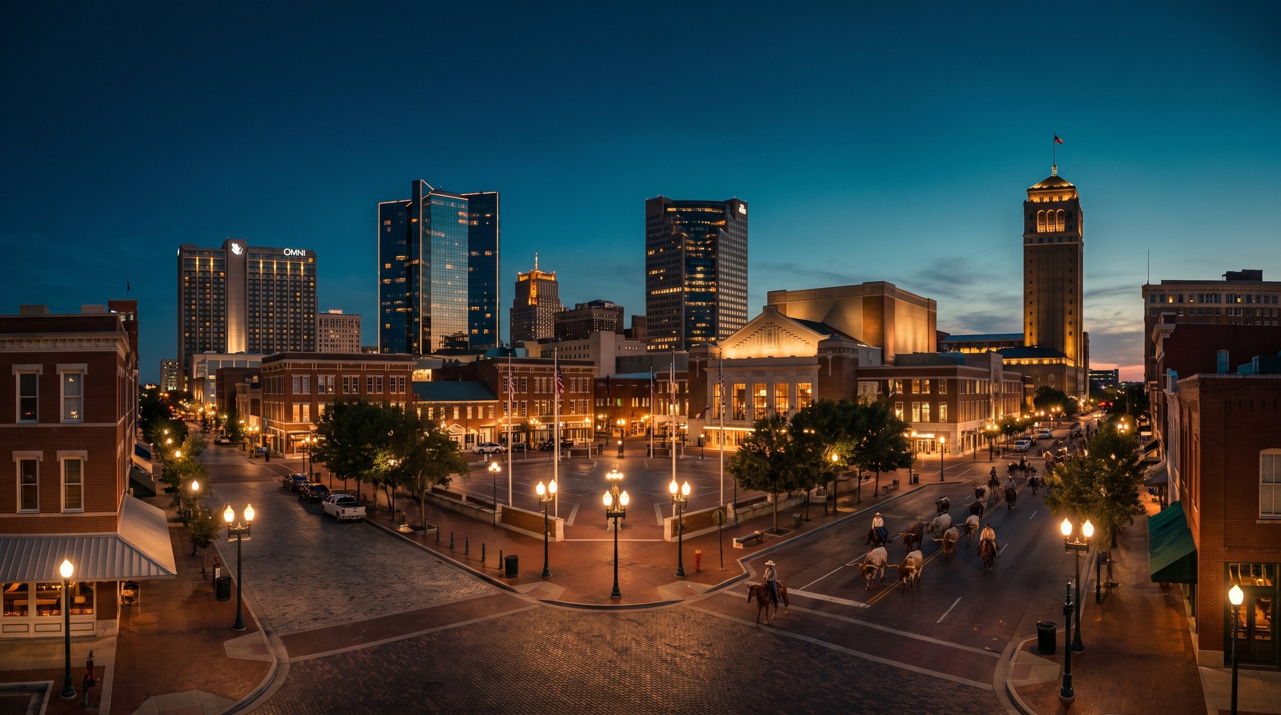 Fort Worth, TX skyline