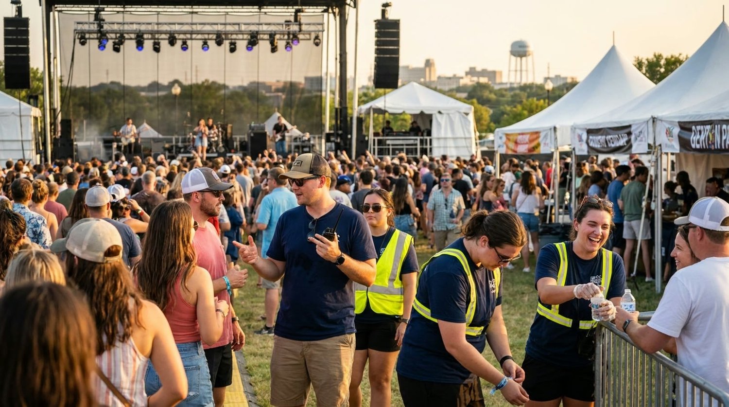 Diverse event types requiring staffing in Round Rock