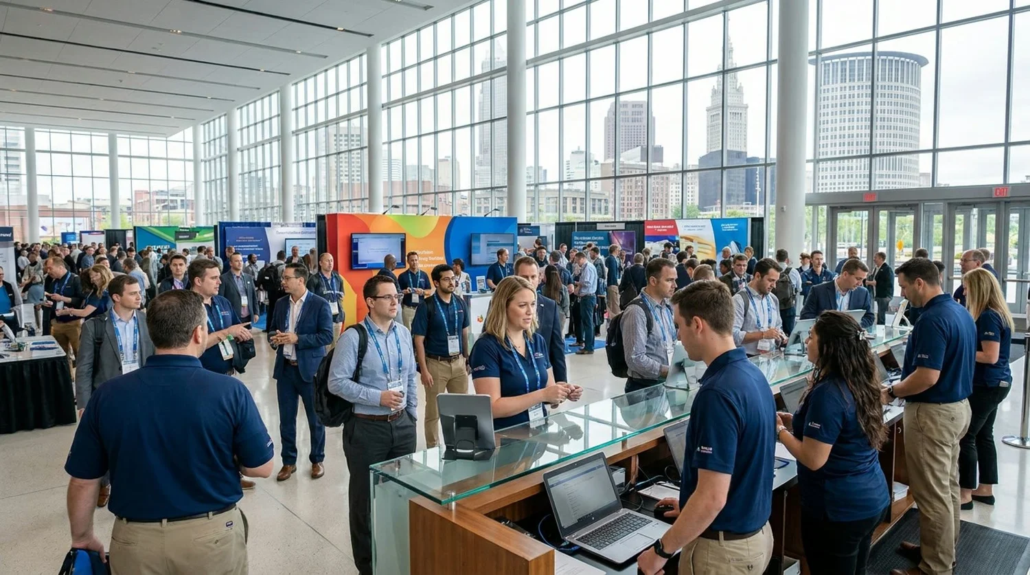 Event staffing and convention setup in Cleveland