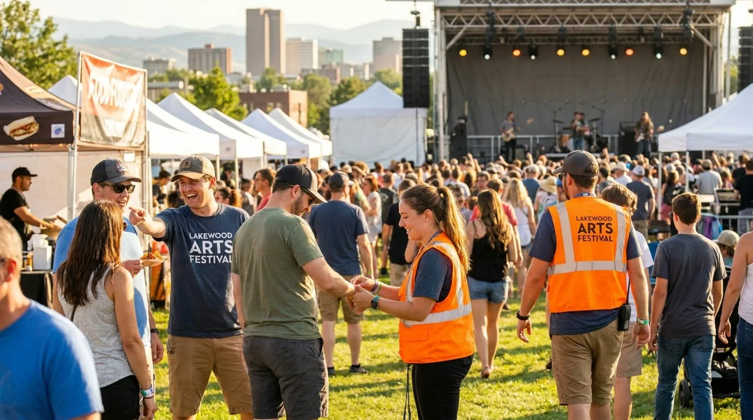 Diverse event types requiring staffing in Lakewood