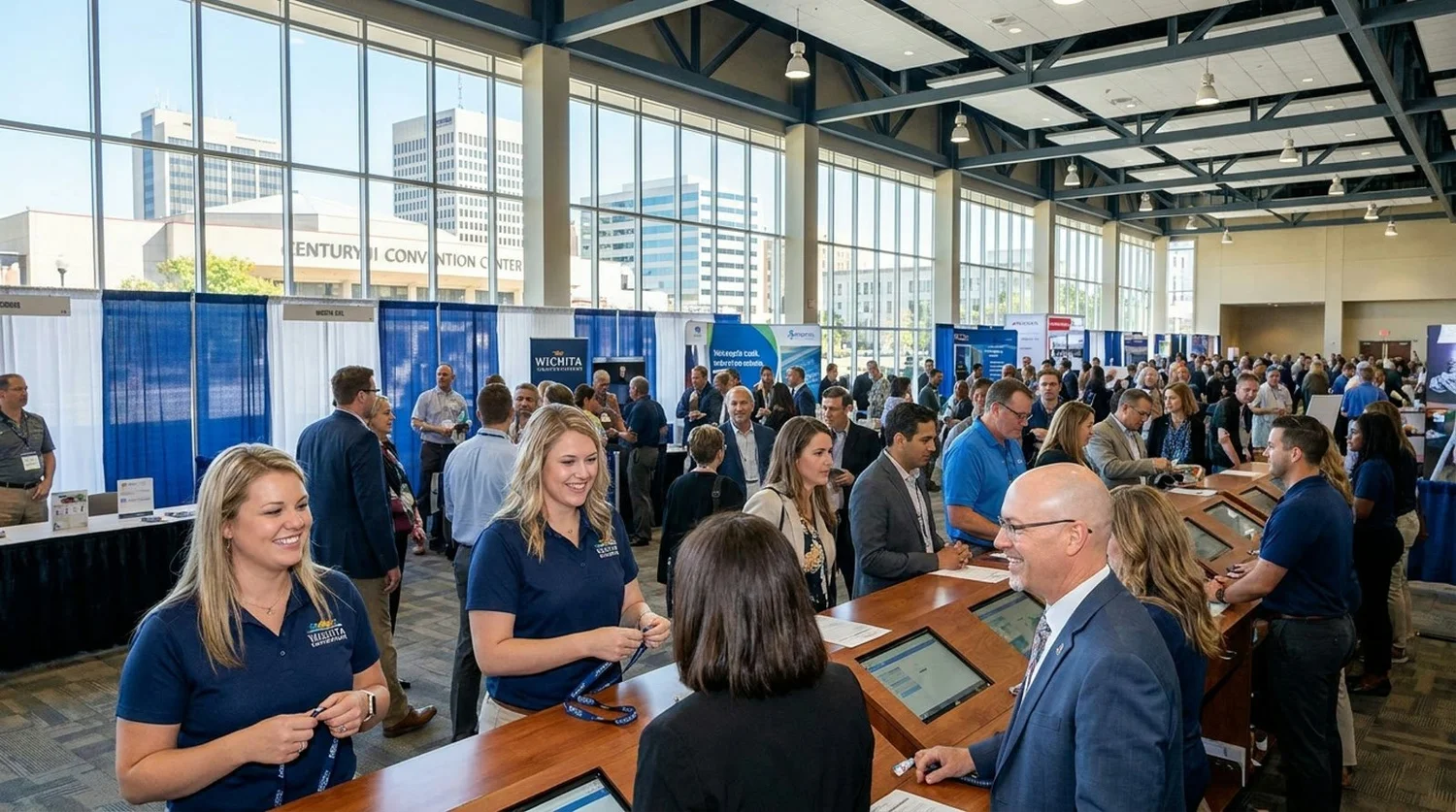 Event staffing and convention setup in Wichita