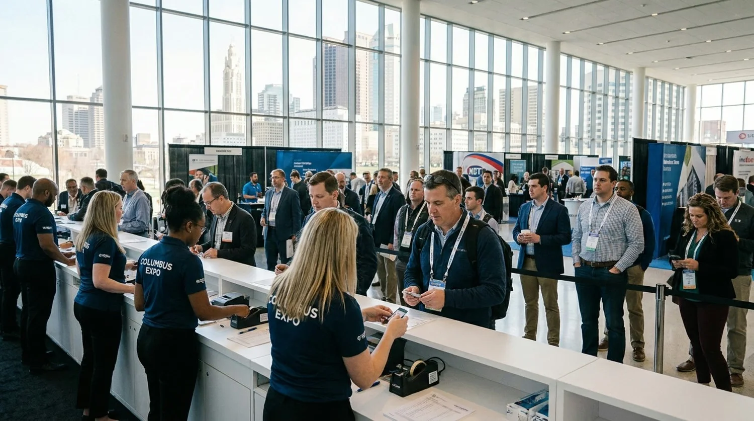 Event staffing and convention setup in Columbus