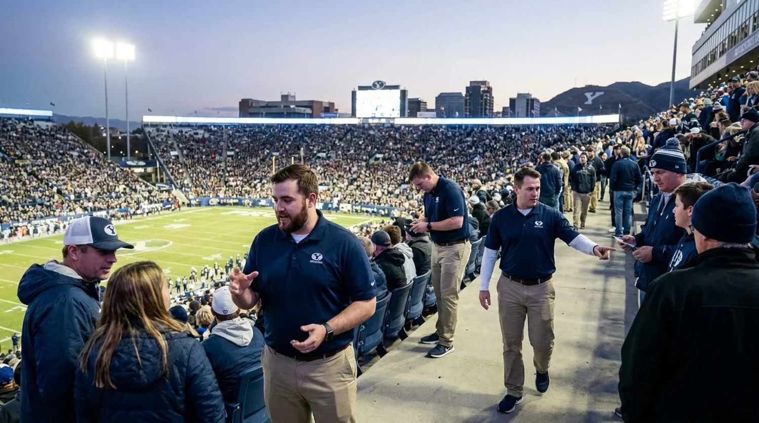 Large event venue requiring professional staffing in Provo