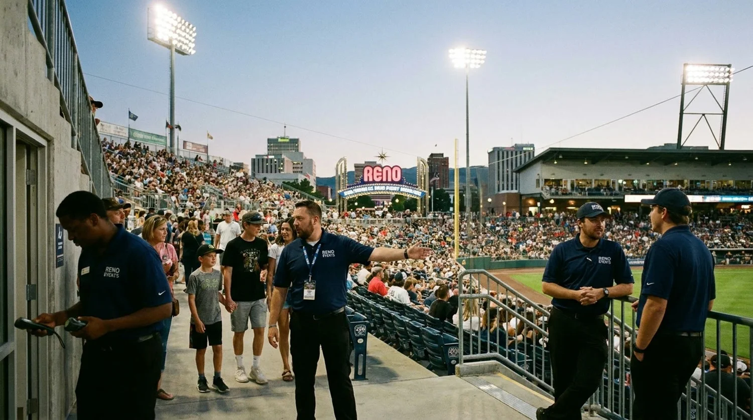 Large event venue requiring professional staffing in Reno