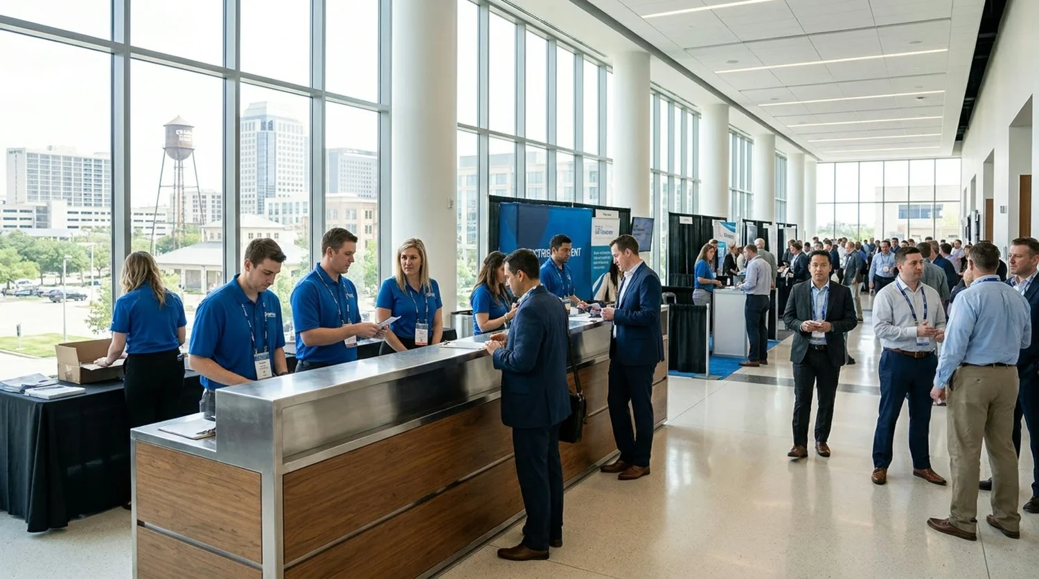 Event staffing and convention setup in Plano