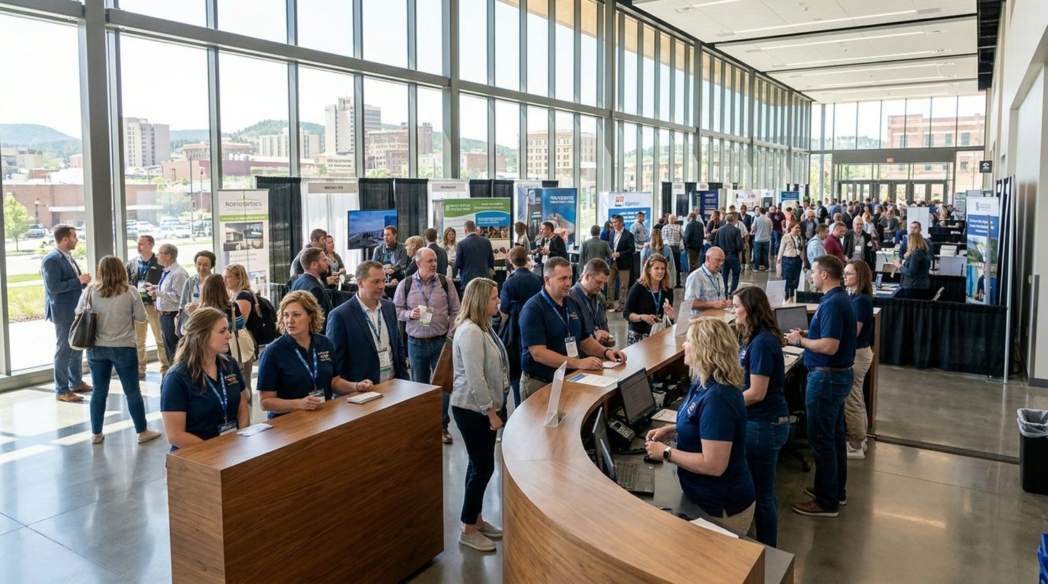 Event staffing and convention setup in Rapid City