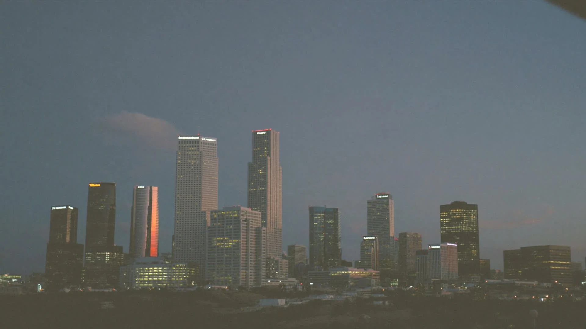 Downtown Tempe skyline at dusk