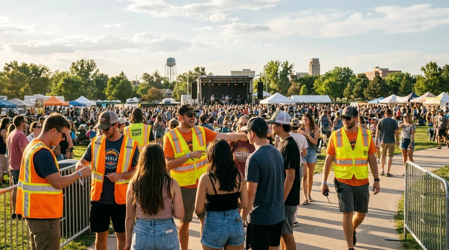 Diverse event types requiring staffing in Greeley
