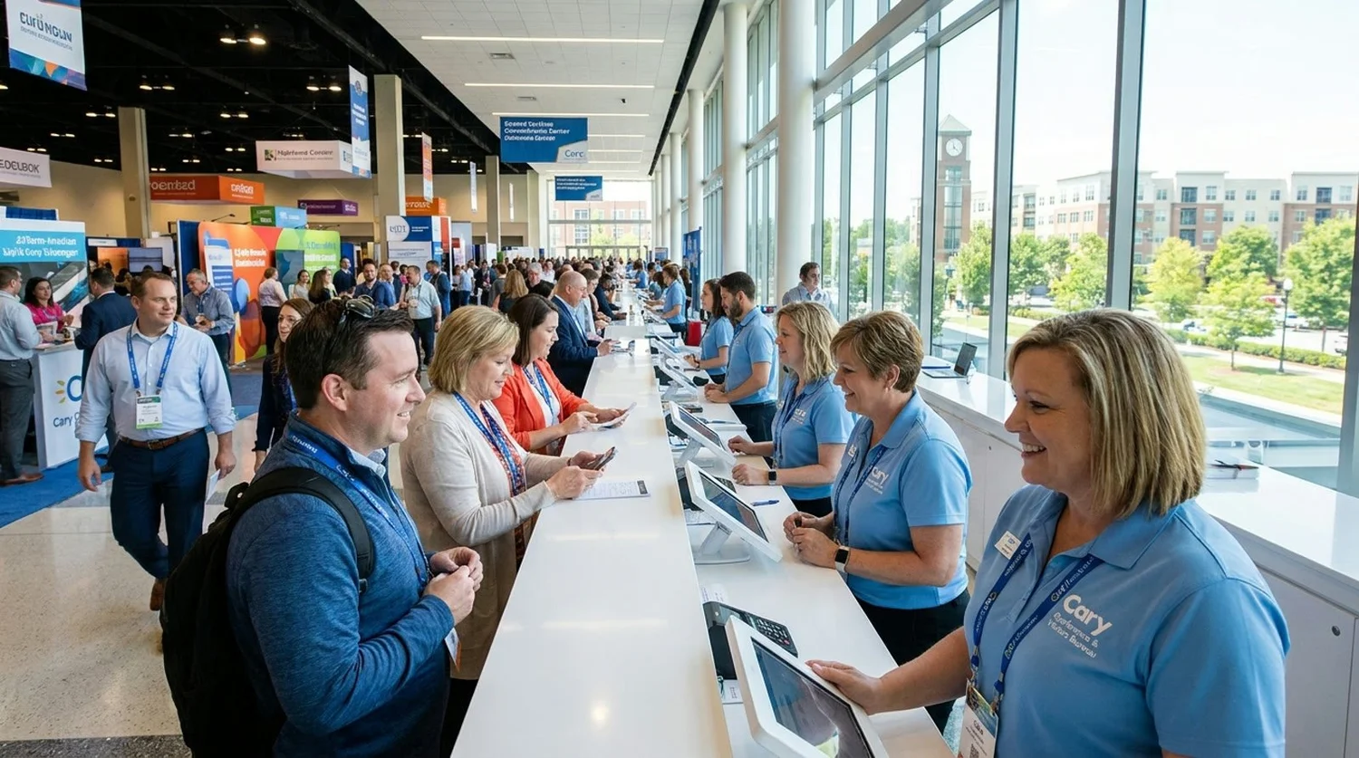 Event staffing and convention setup in Cary