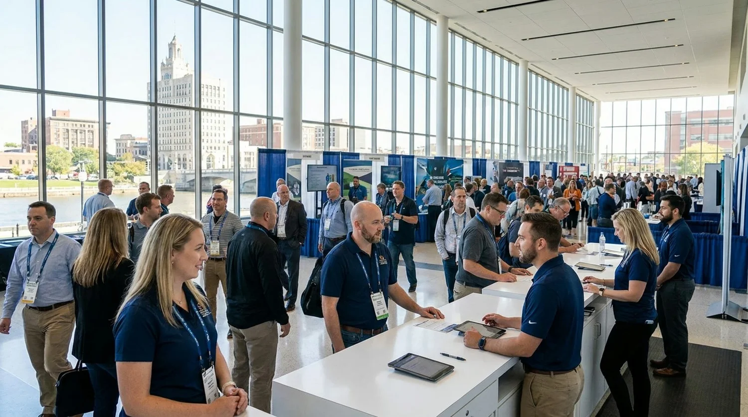 Event staffing and convention setup in South Bend
