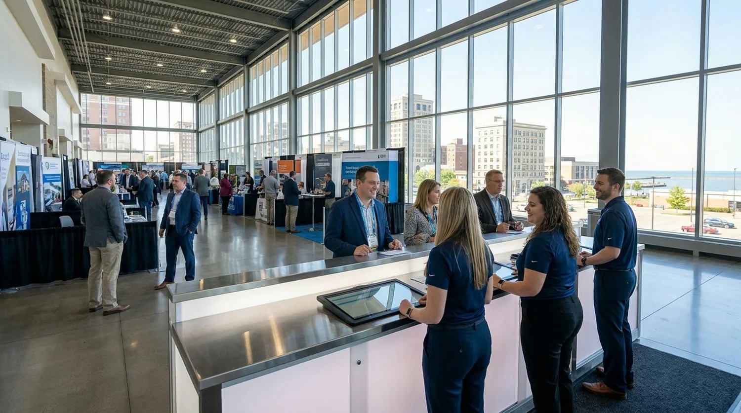 Event staffing and convention setup in Erie