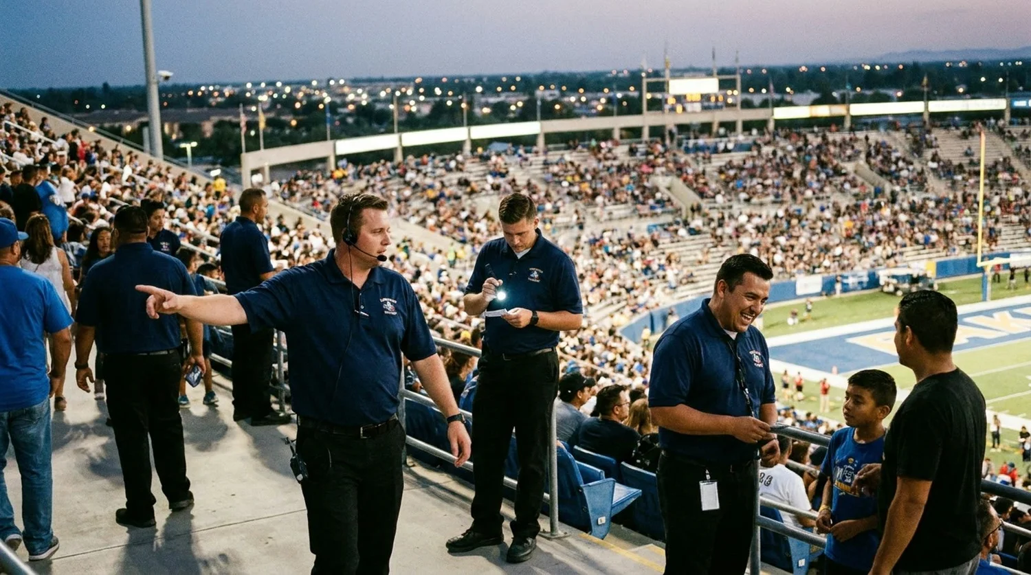 Large event venue requiring professional staffing in Bakersfield