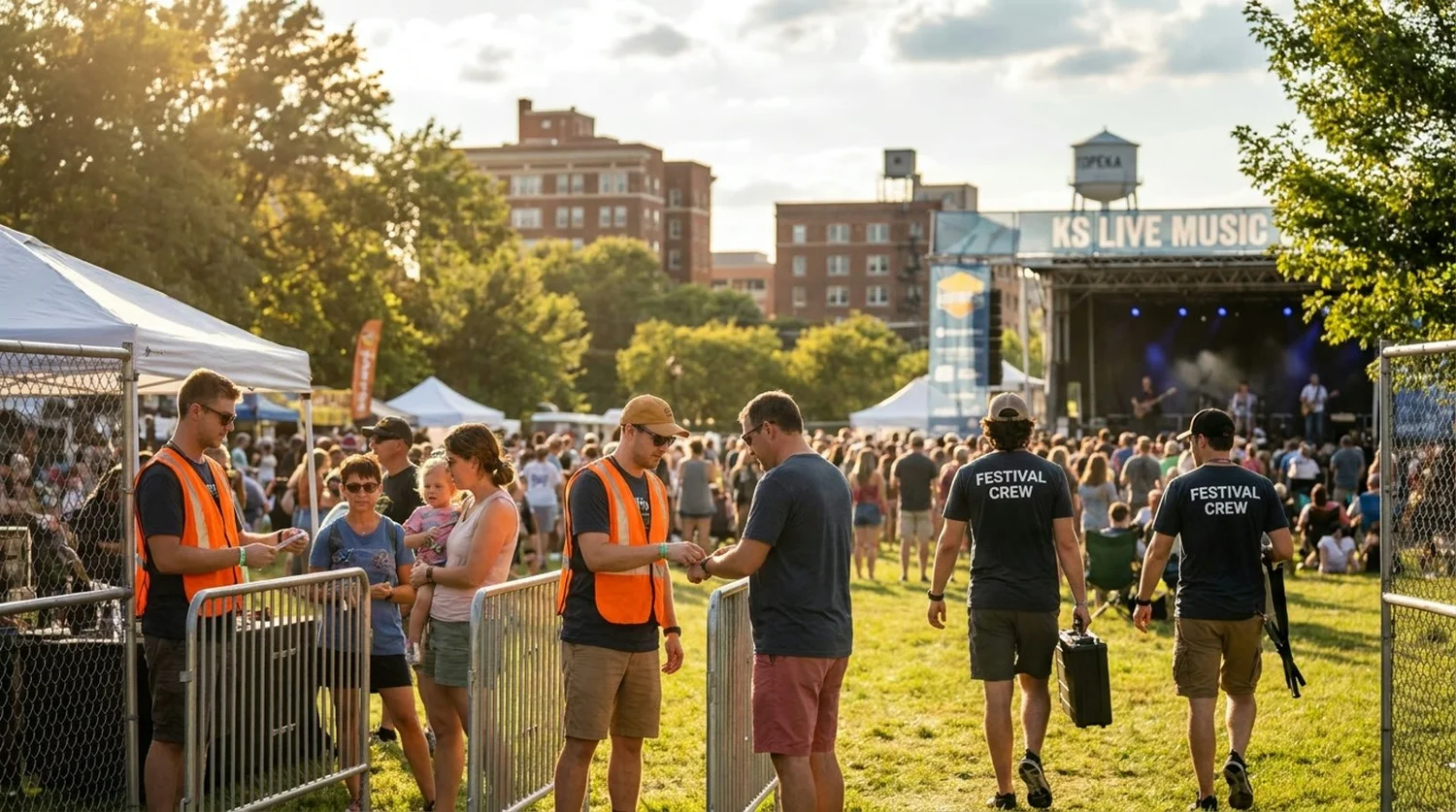 Diverse event types requiring staffing in Topeka