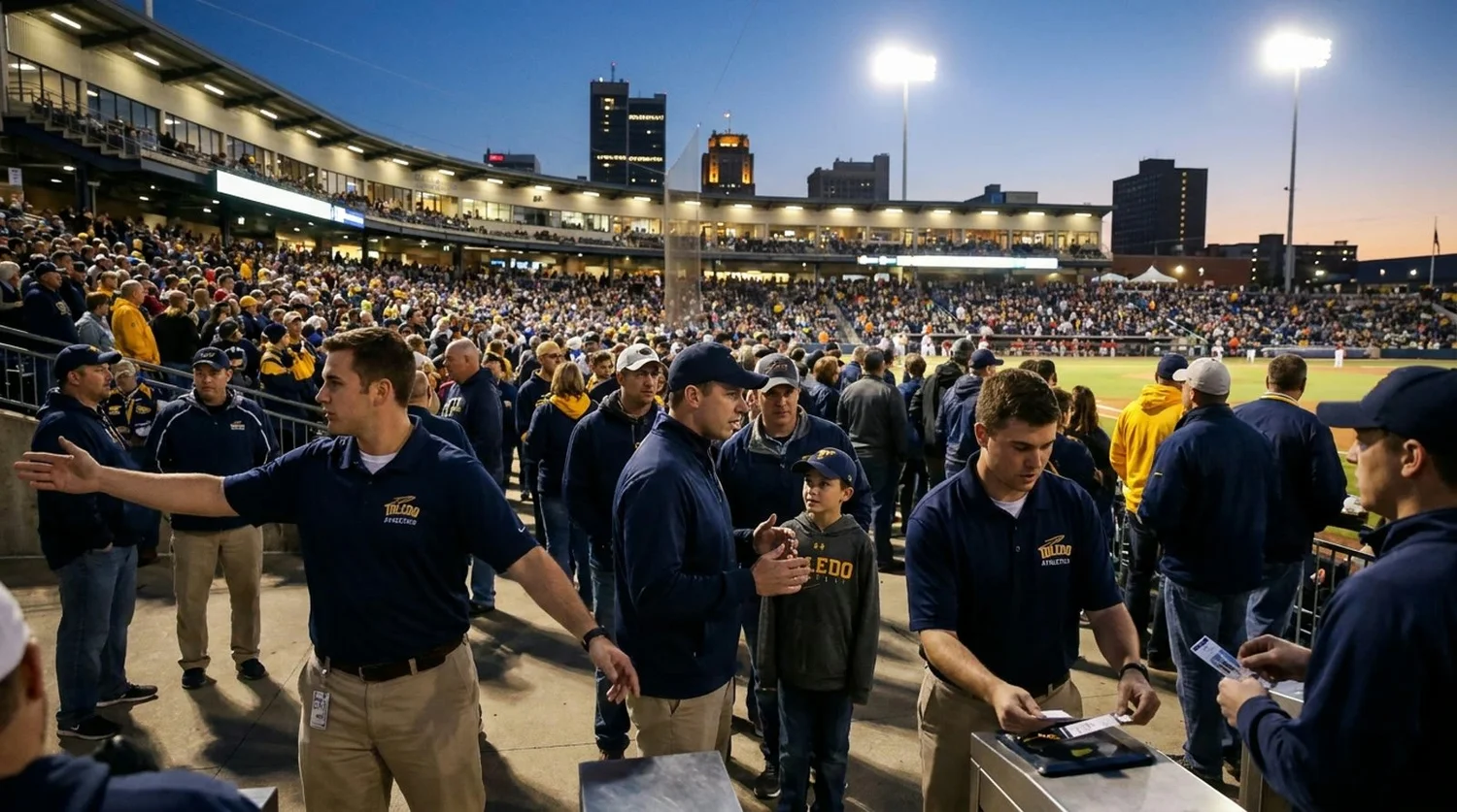 Large event venue requiring professional staffing in Toledo