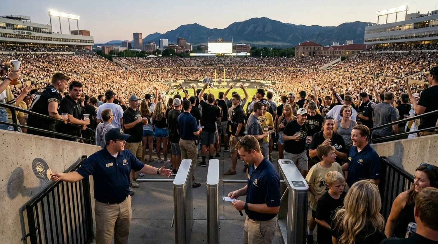 Large event venue requiring professional staffing in Boulder