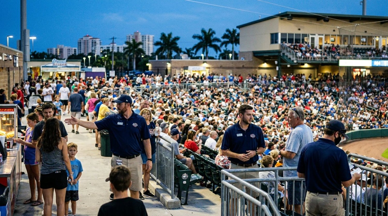 Large event venue requiring professional staffing in Cape Coral