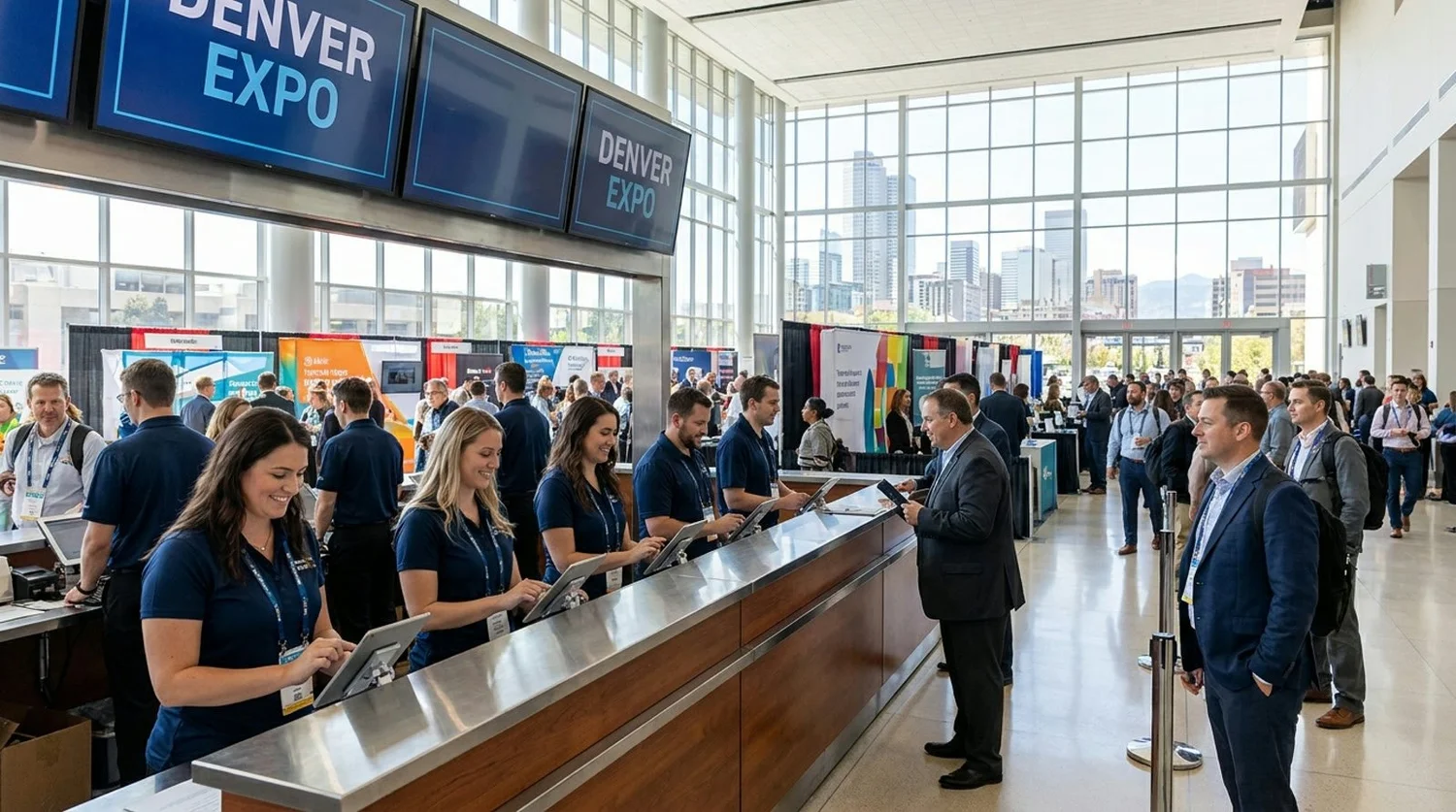 Event staffing and convention setup in Denver