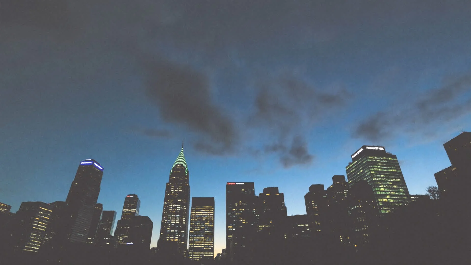 Downtown Raleigh skyline at dusk