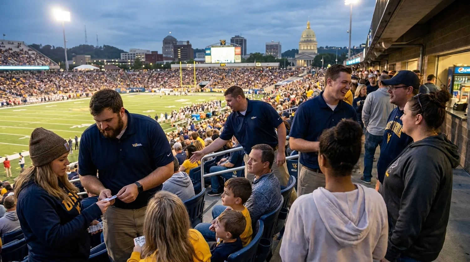 Large event venue requiring professional staffing in Charleston Wv