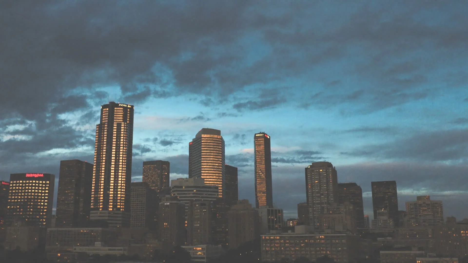 Downtown Austin skyline at dusk