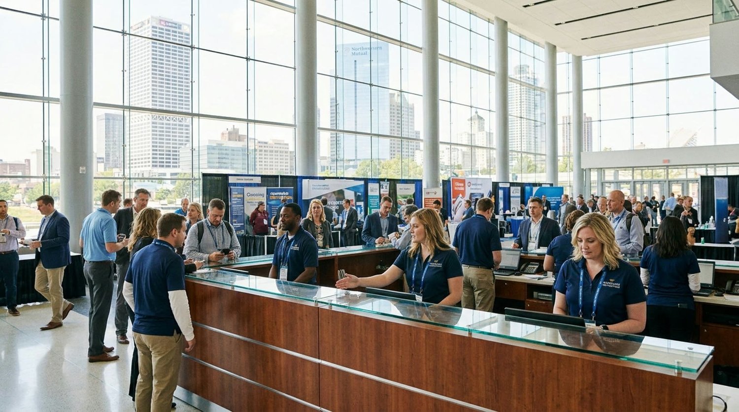 Event staffing and convention setup in Milwaukee