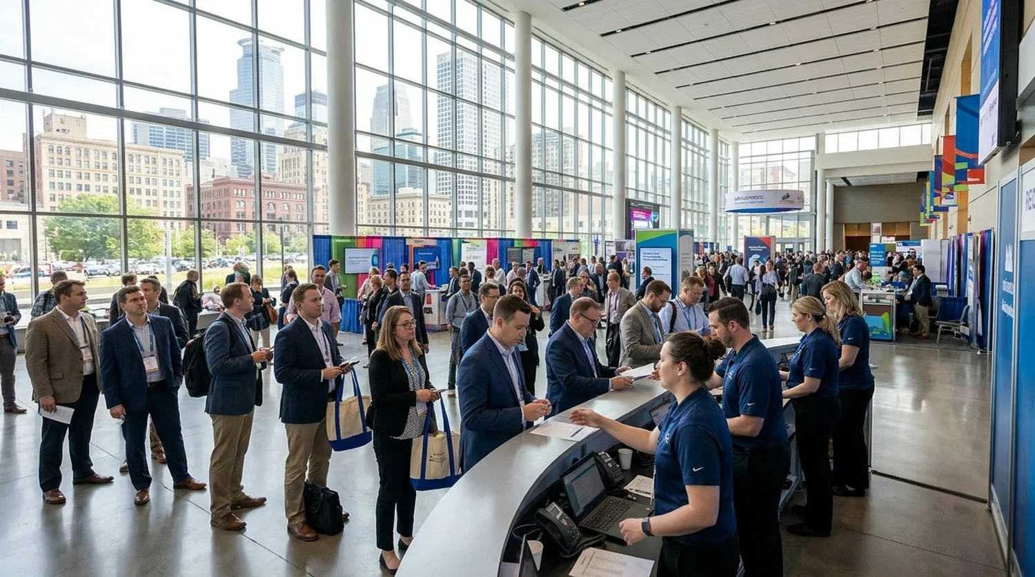 Event staffing and convention setup in Minneapolis