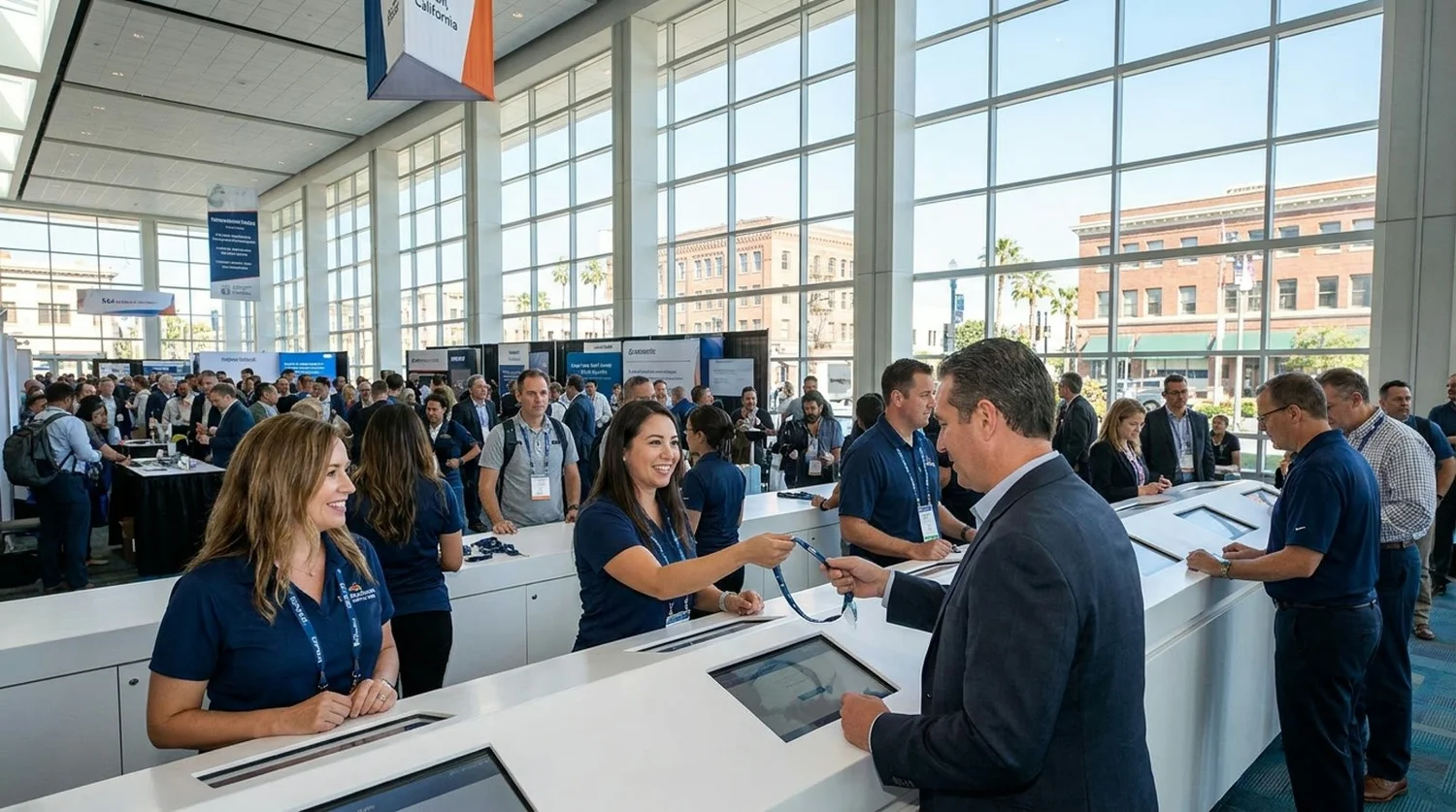 Event staffing and convention setup in Fullerton