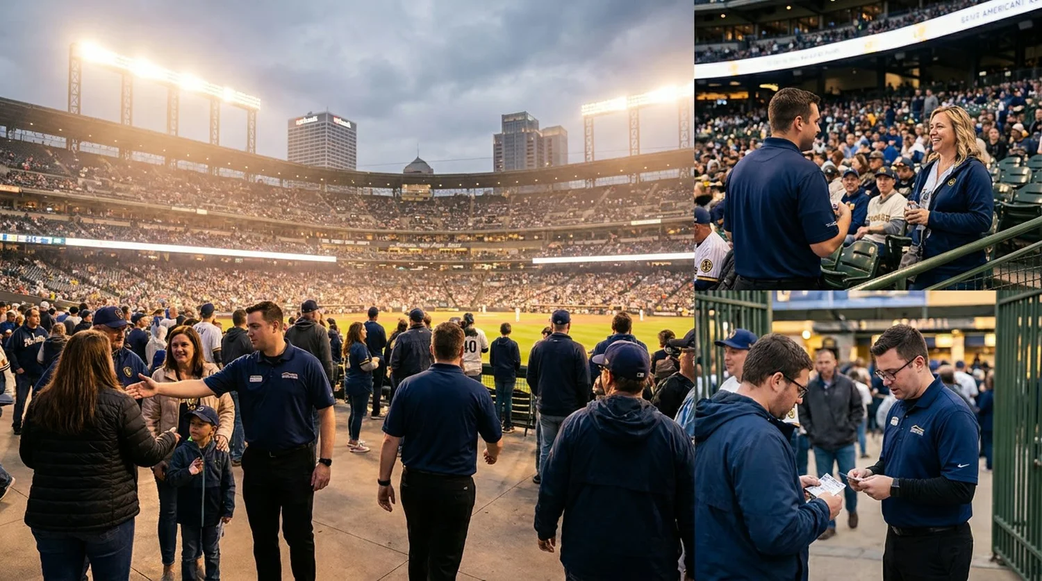 Large event venue requiring professional staffing in Milwaukee
