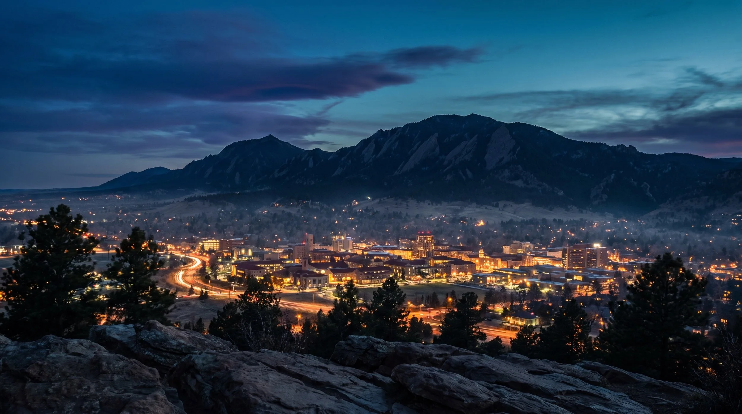 Boulder, CO skyline