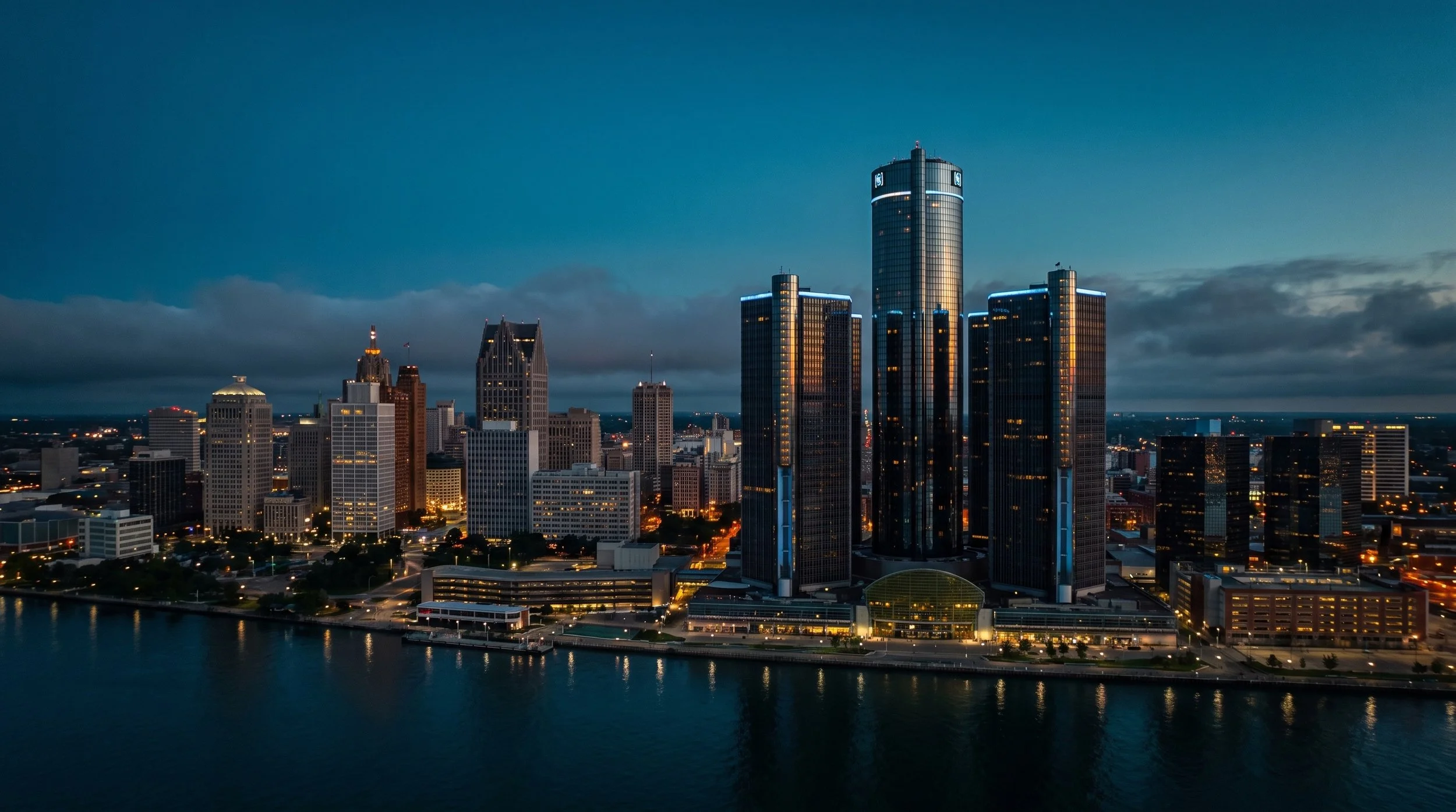 Detroit, MI skyline