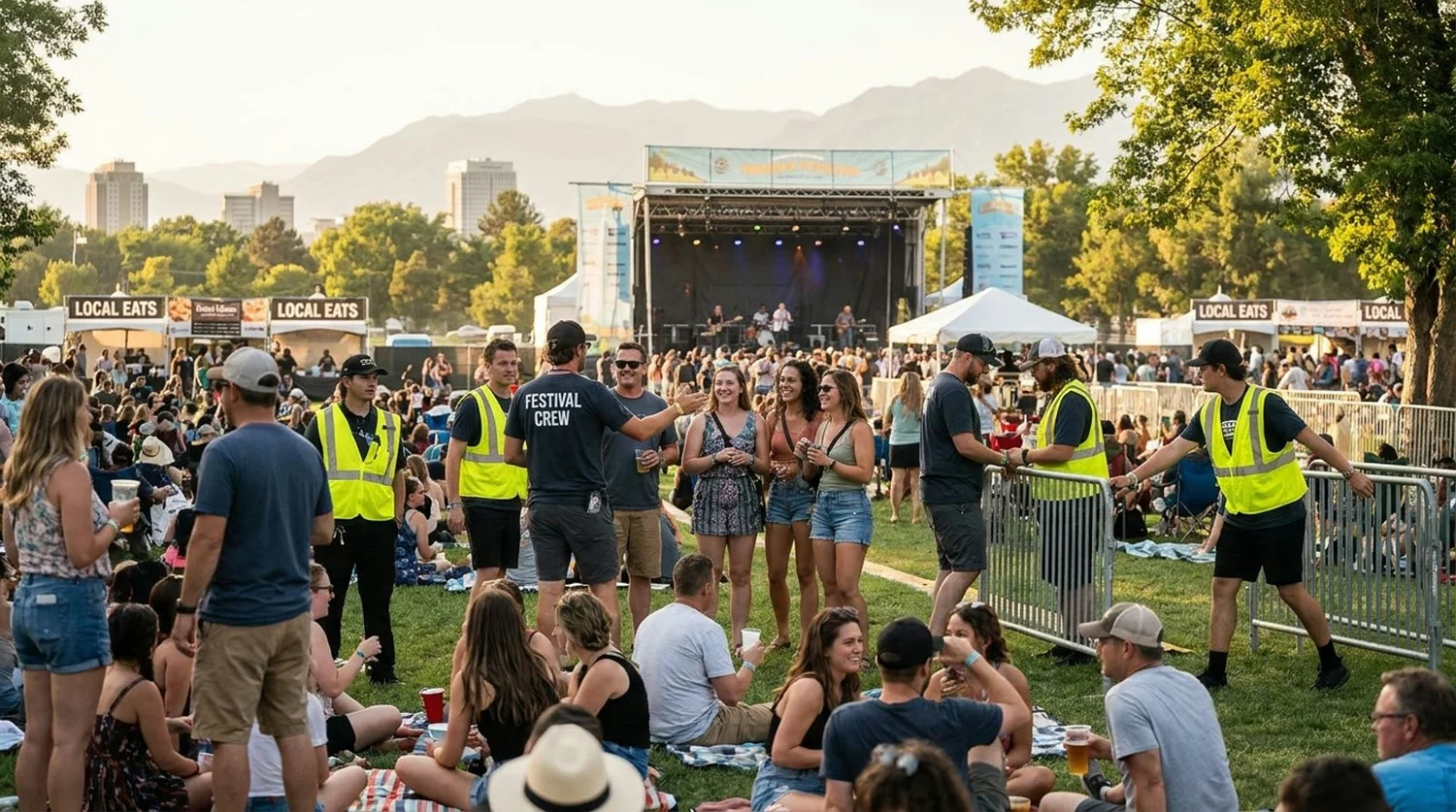 Diverse event types requiring staffing in West Valley City