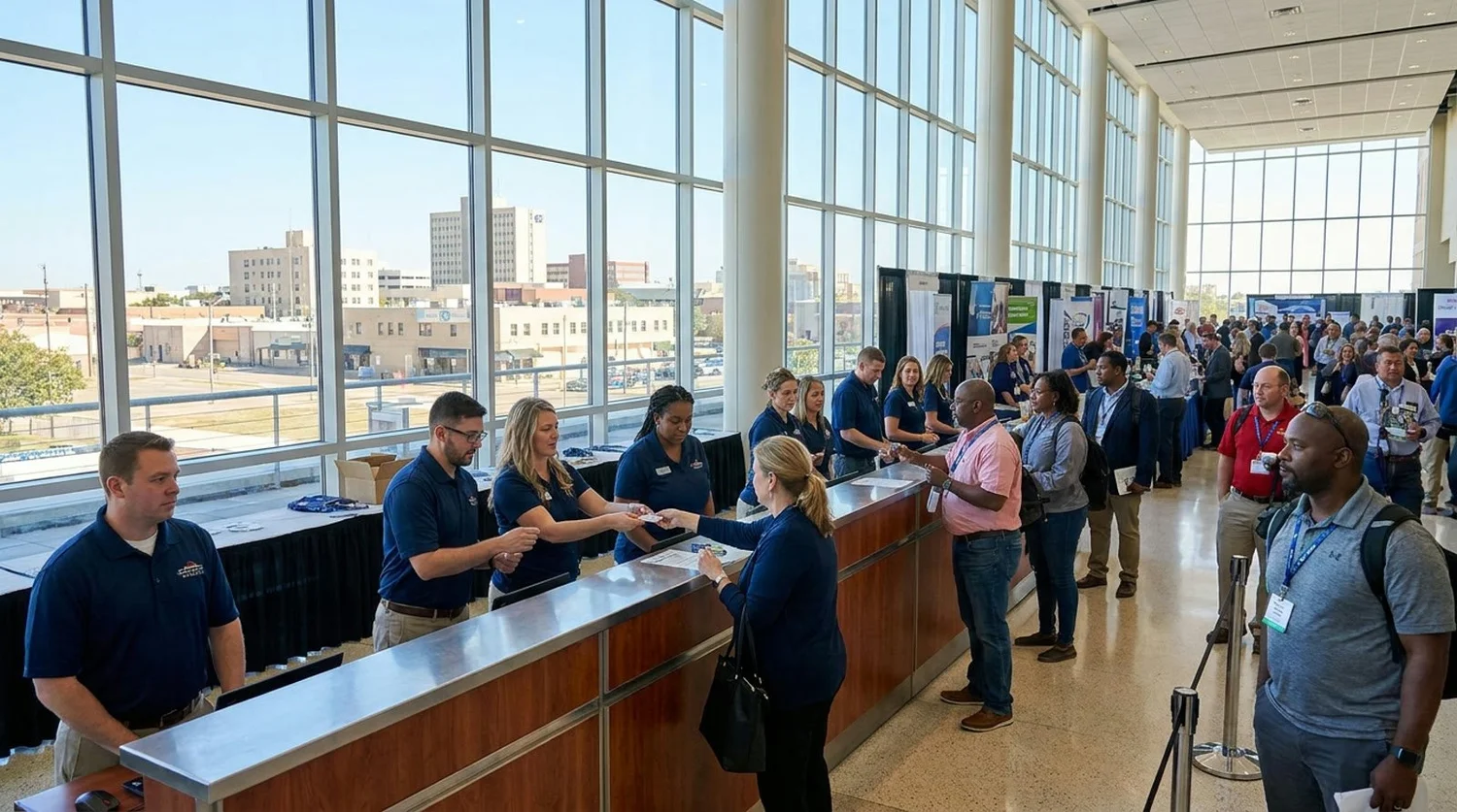 Event staffing and convention setup in Killeen
