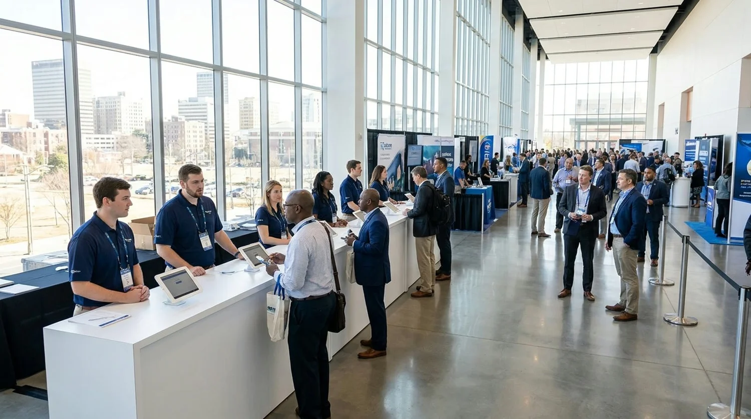 Event staffing and convention setup in Columbia
