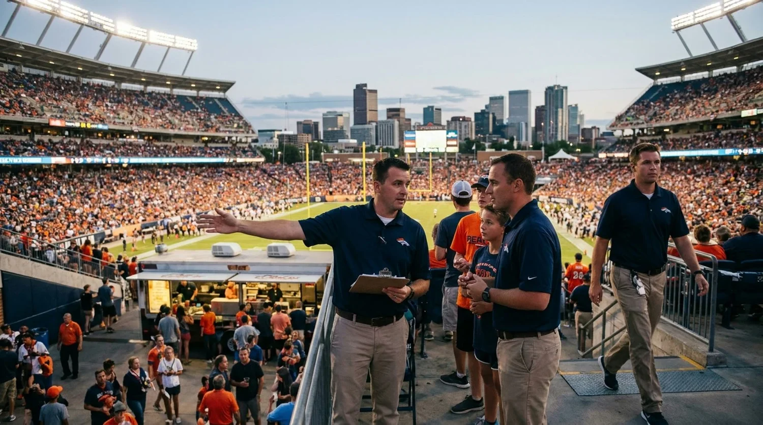 Large event venue requiring professional staffing in Denver