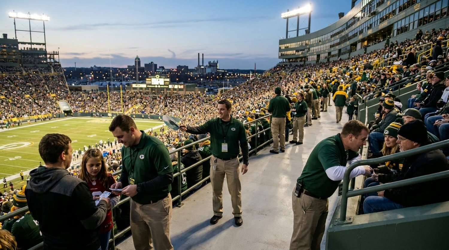 Large event venue requiring professional staffing in Green Bay