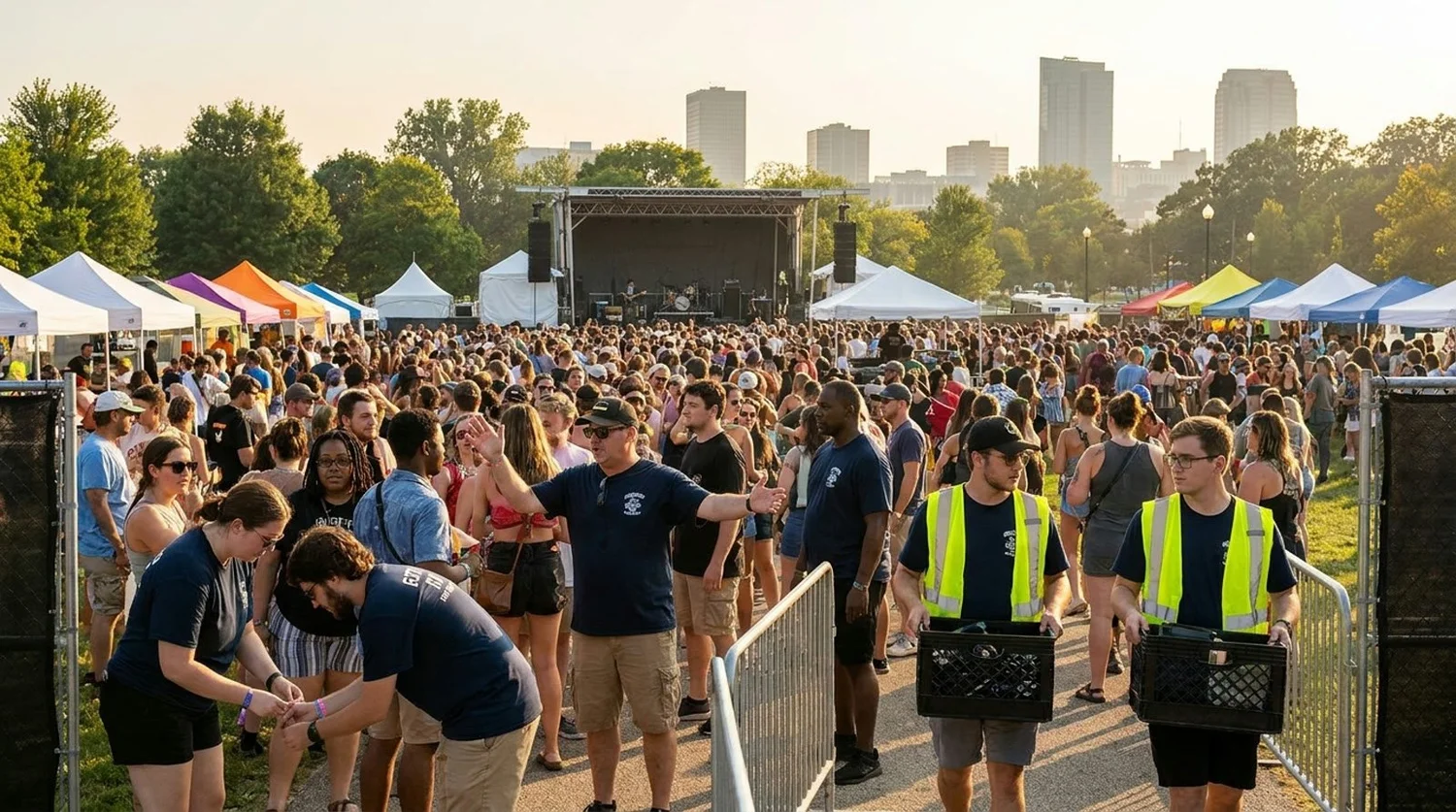 Diverse event types requiring staffing in Grand Rapids